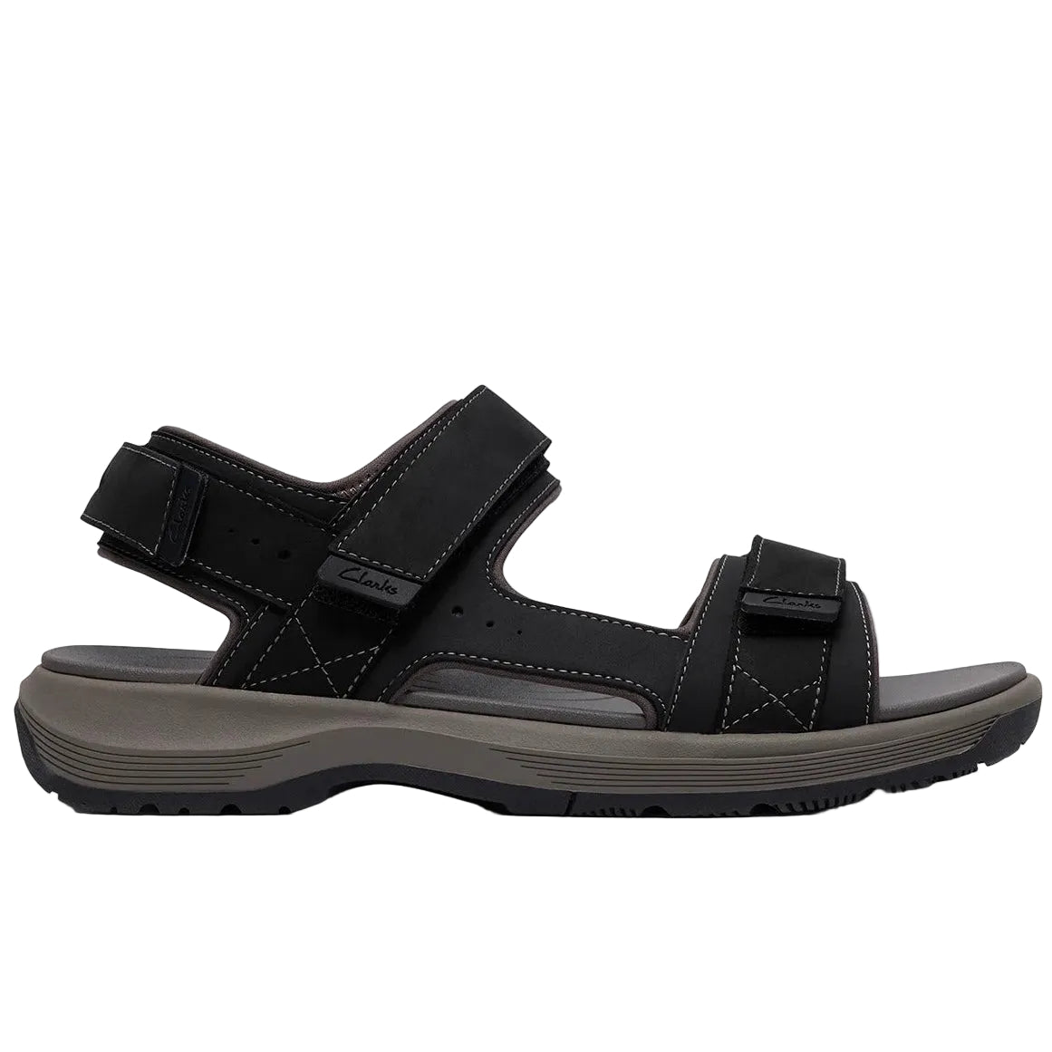 Clarks Guideview Trek Sandals Men Black