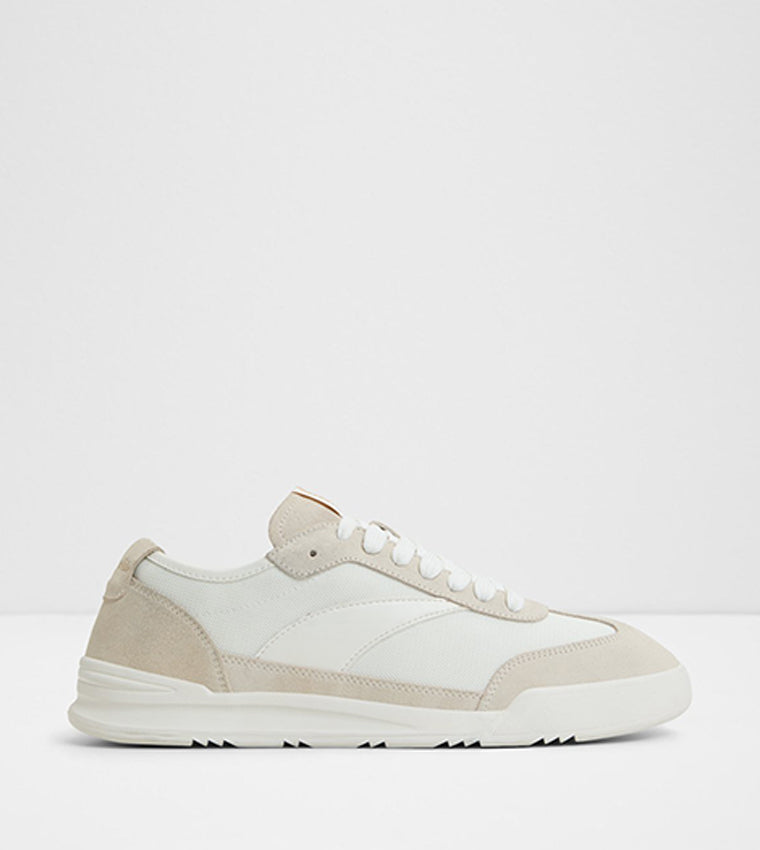 Aldo CLUBMTL Color Block Lace-Up Sneakers White