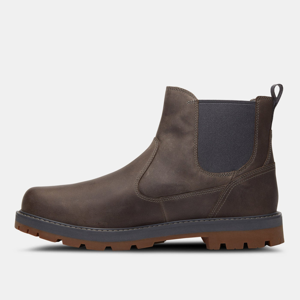 Timberland Men's Britton Road Mid Chelsea Boots Blue - Jango Mall