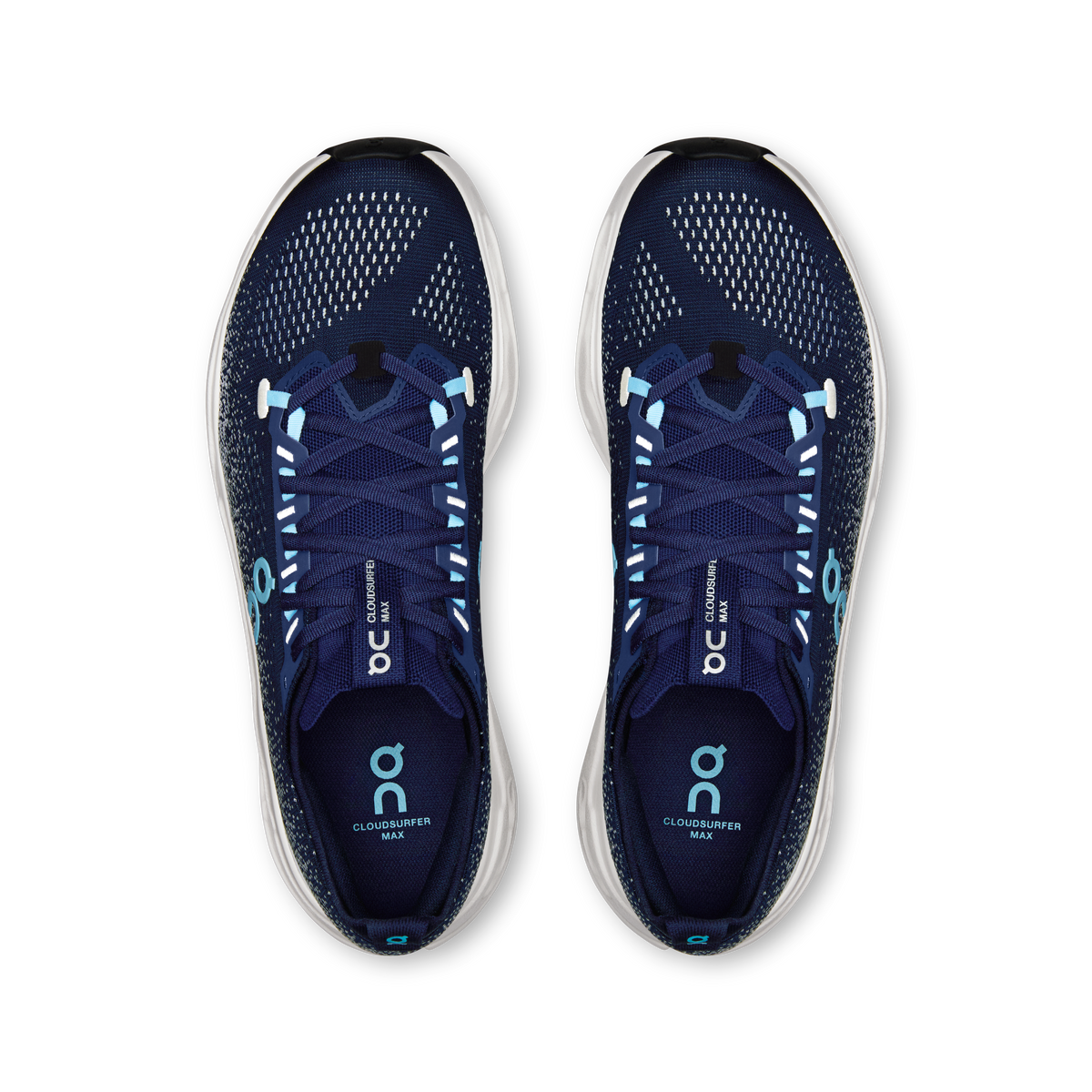 On Cloudsurfer Max Men's Running Shoes Midnight Ivory - view 2