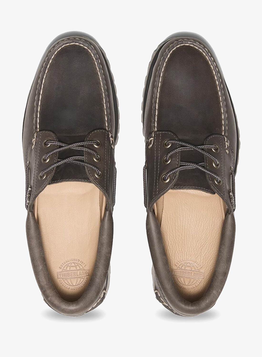 Timberland Men's Authentic Boat Shoes Grey - Jango Mall