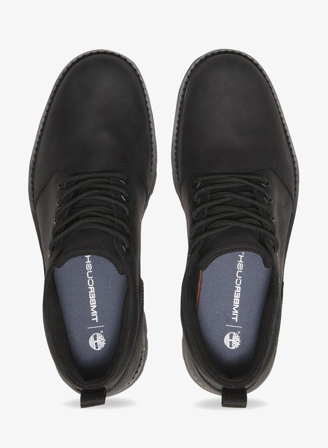Timberland Men's Britton Road Mid Waterproof Chukka Boots Black - Jango Mall