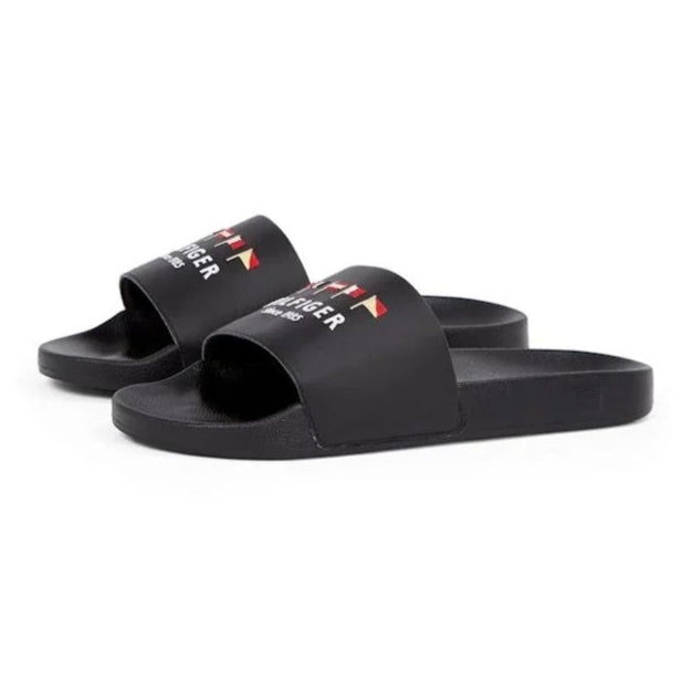 TOMMY HILFIGER FLAGS POOL SLIDES for Men