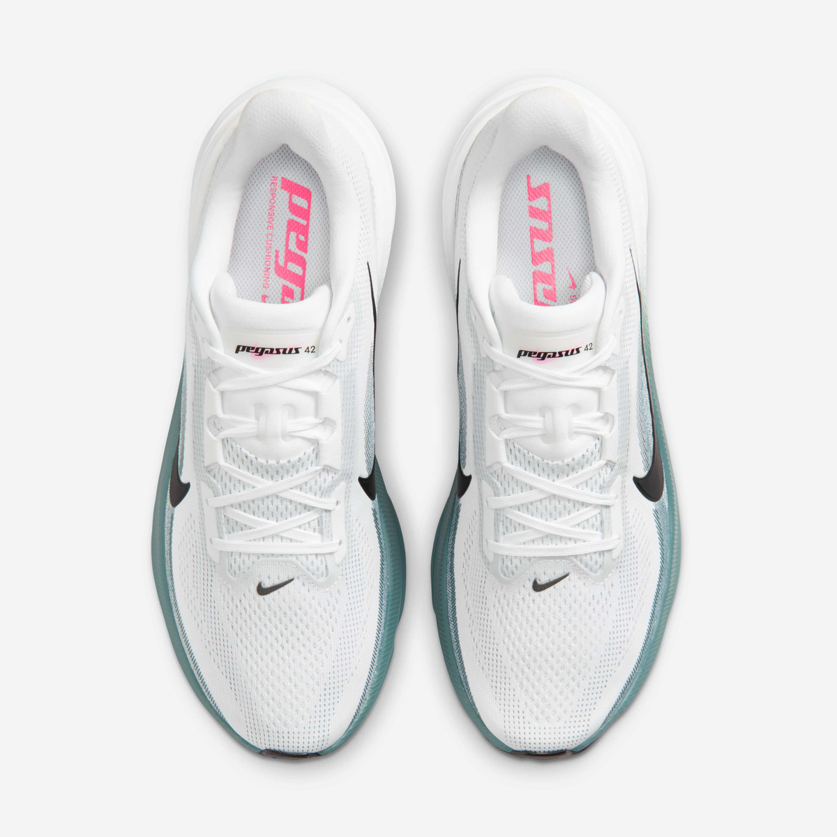 Nike Pegasus 42 - White/Mineral Slate/Hyper Pink/Black