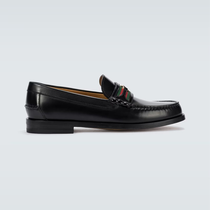 GUCCI Interlocking G leather Loafer