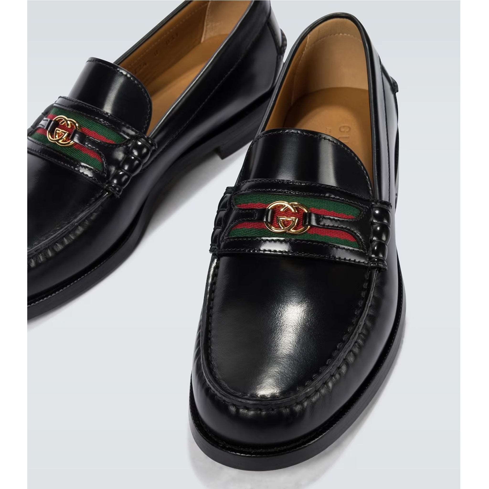 GUCCI Interlocking G leather Loafer - Jango Mall