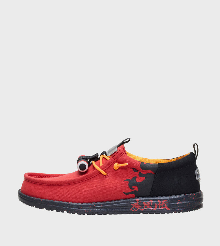 Hey Dude Wally funk Naruto Sage Mode Sneakers Men