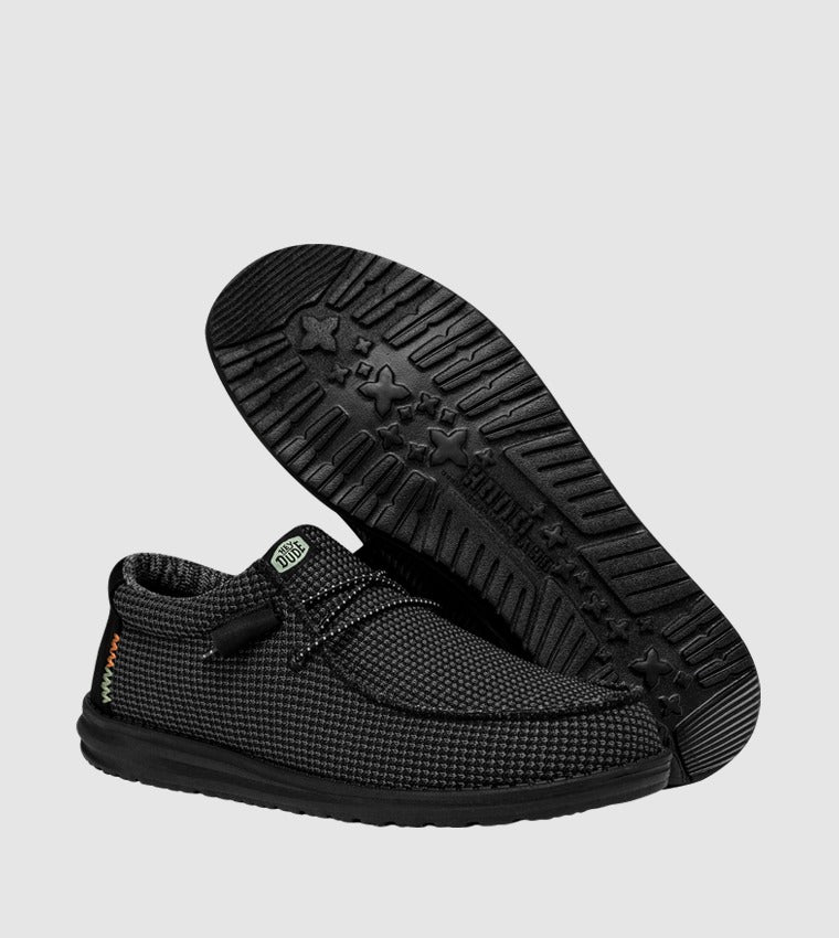 HEY DUDE Wally Sport Slip-Ons Black