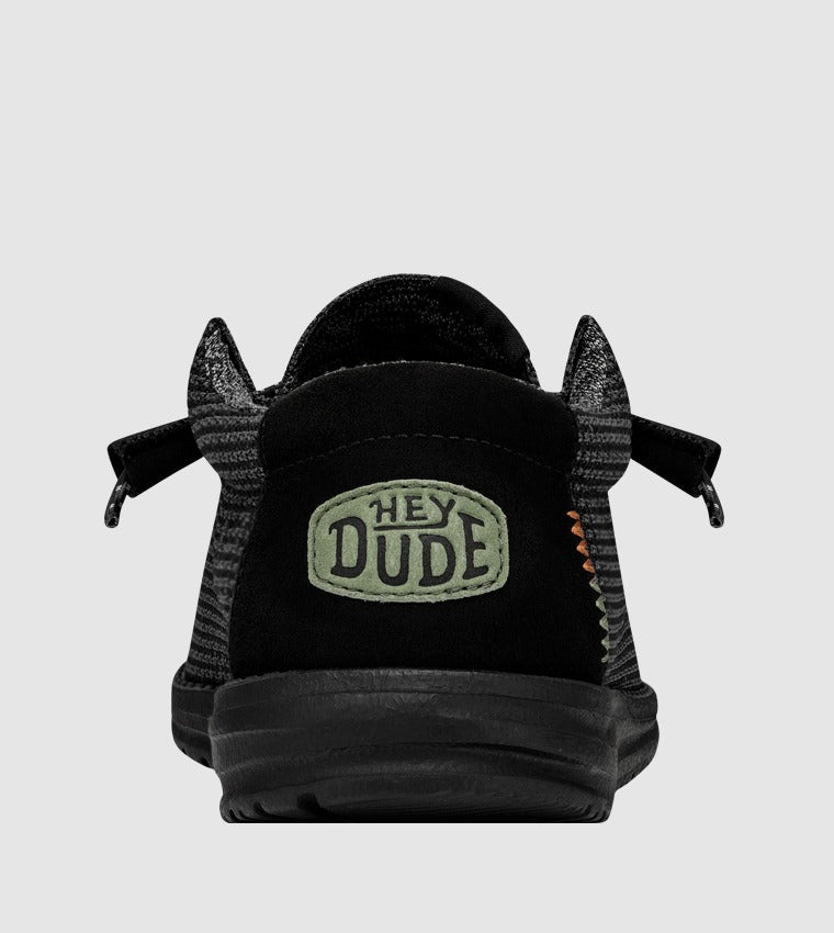 HEY DUDE Wally Sport Slip-Ons Black
