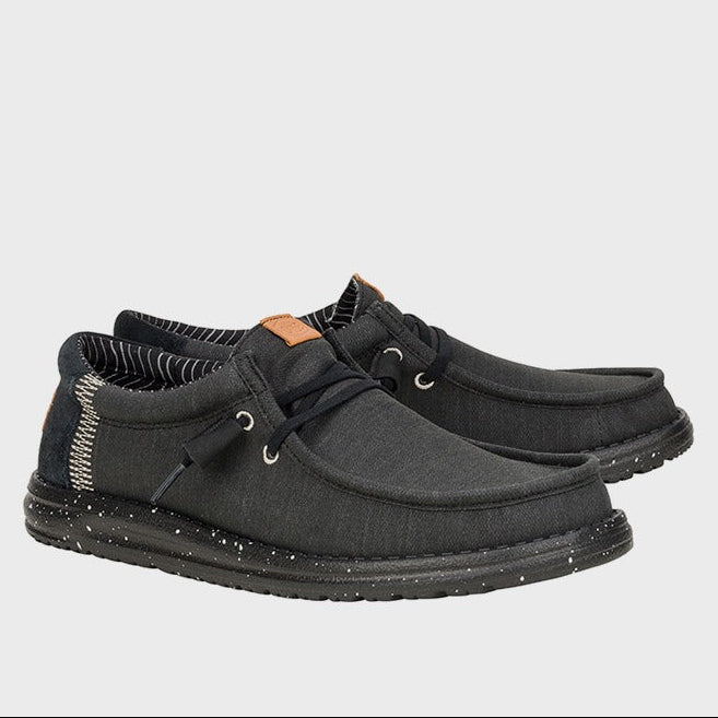 HEY DUDE Wally Elevated Logo Badge Slip-On Shoes