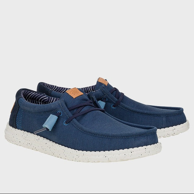 HEY DUDE Wally Elevated Logo Badge Slip-On Shoes