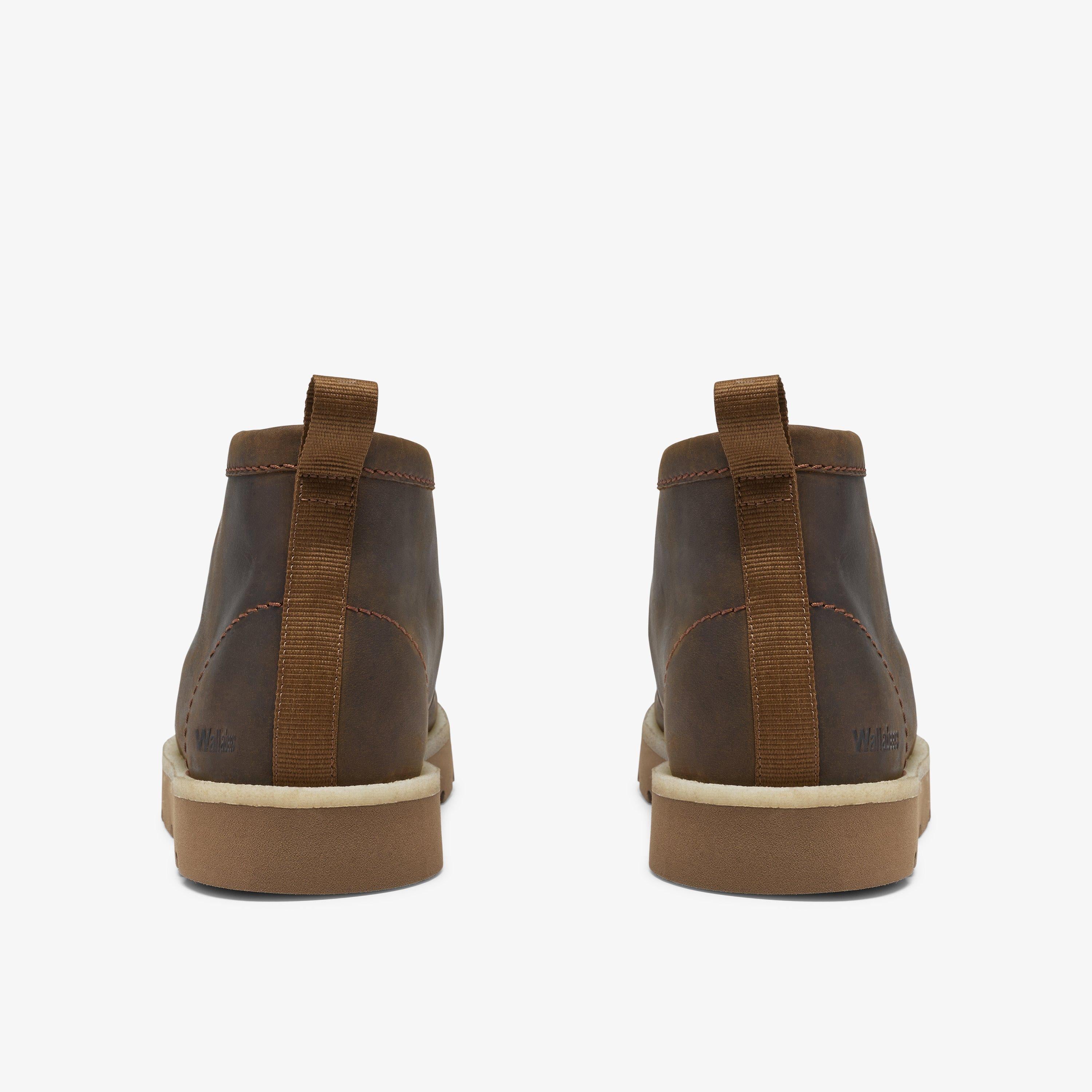 Clarks Originals Meare Walla Lace Waxy Leather Ankle Boots