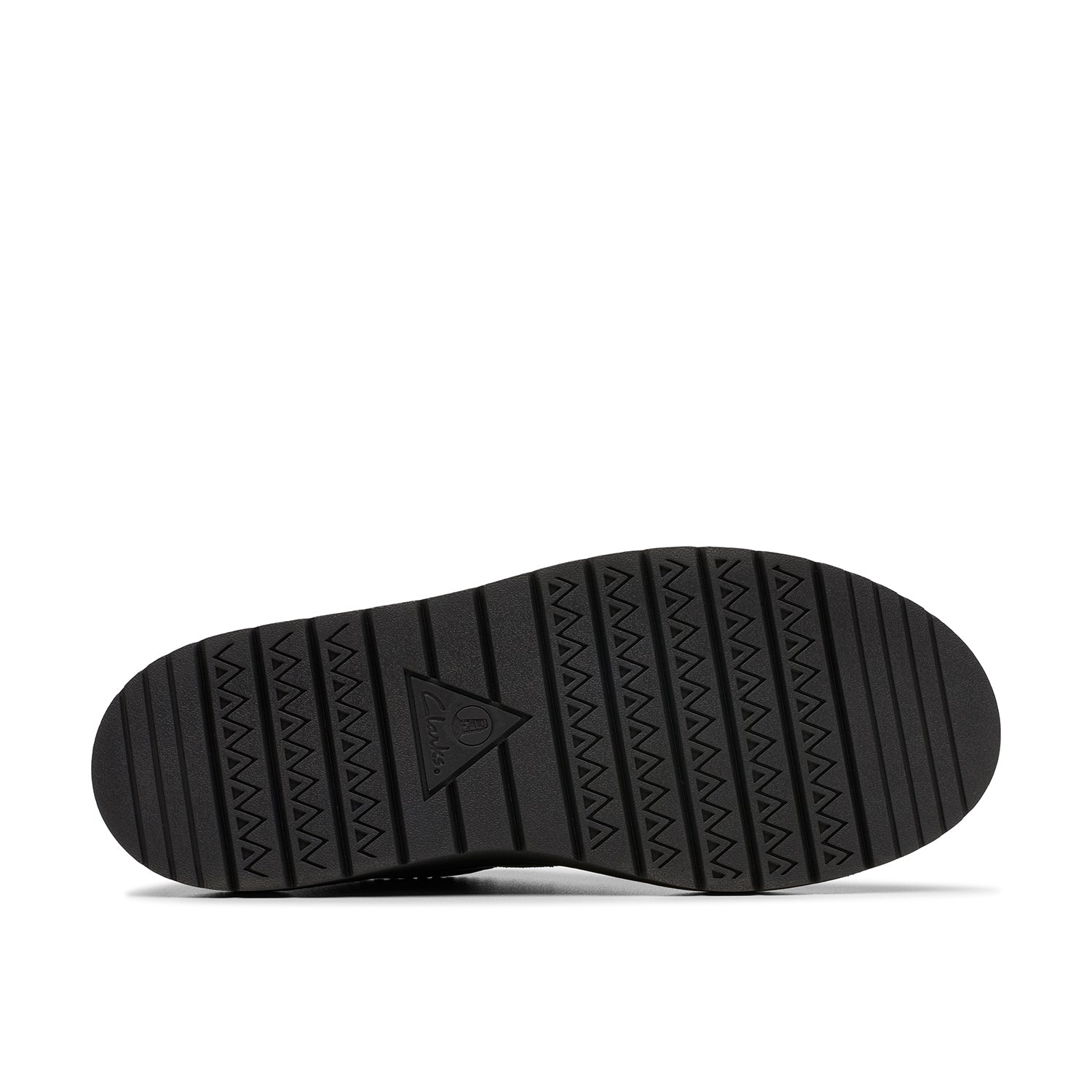 Clarks Polden Lace Black Leather Men's Casual Shoes