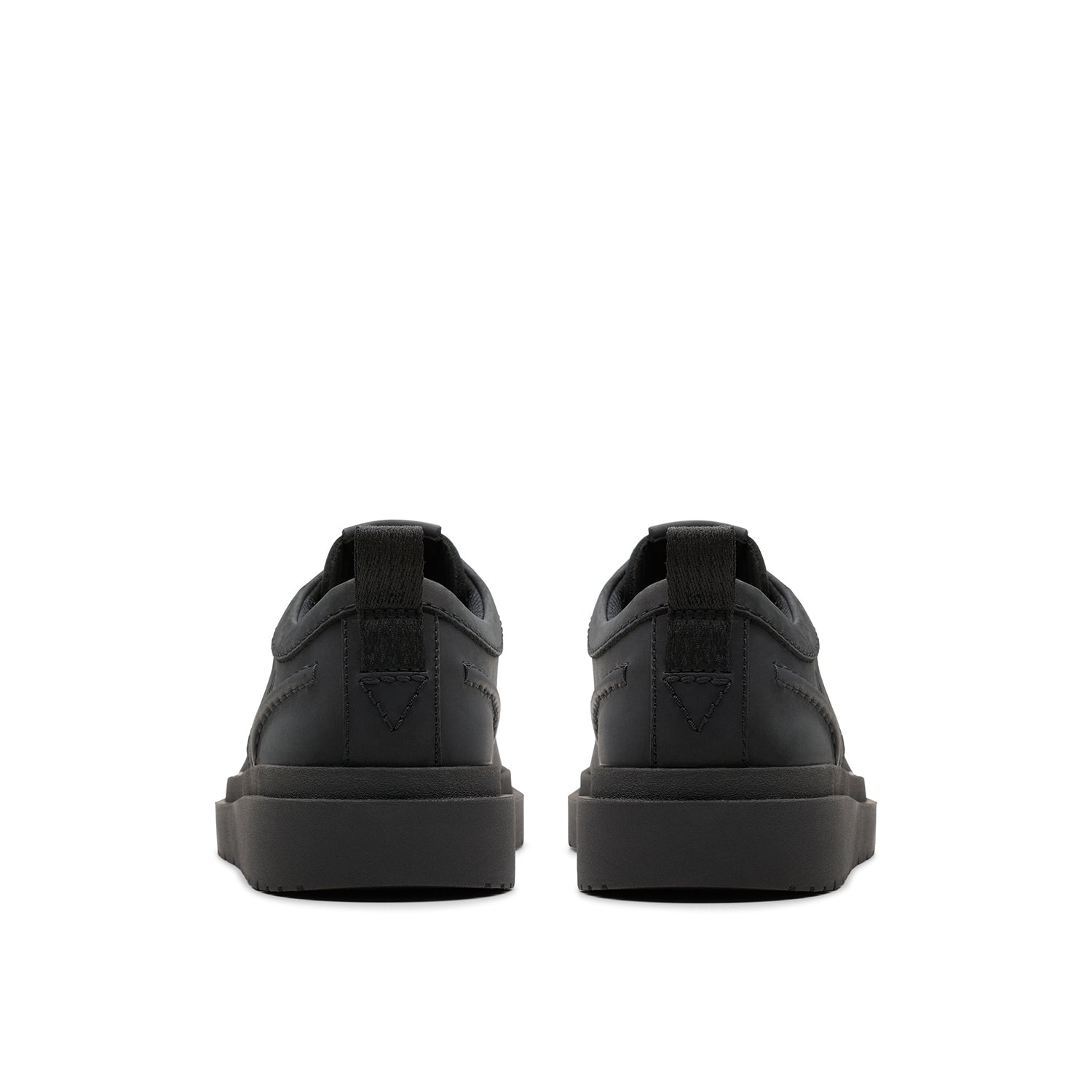 Clarks Polden Lace Black Leather Men's Casual Shoes