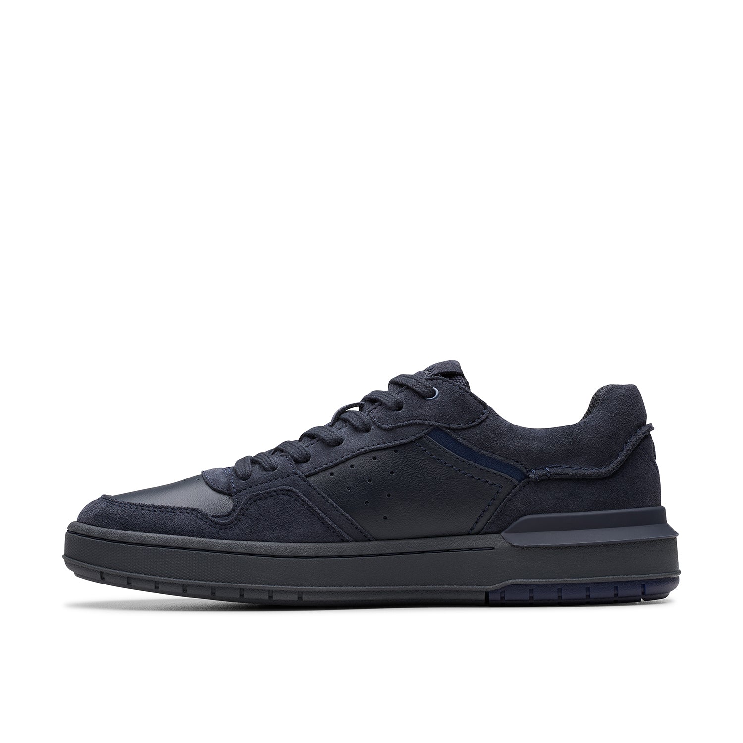 Clarks Courtlite 2Lo Men's Leather Shoes Blue Suede