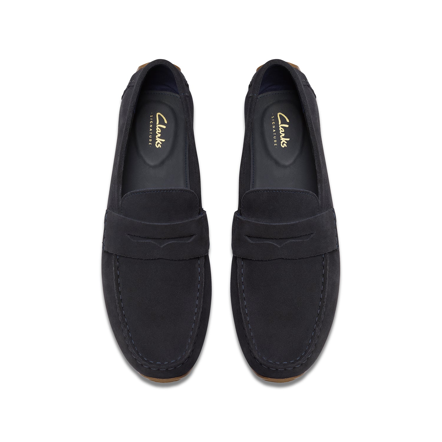 Clarks Corsley Bar Men's Suede Shoes Flat Heel Size 10-12