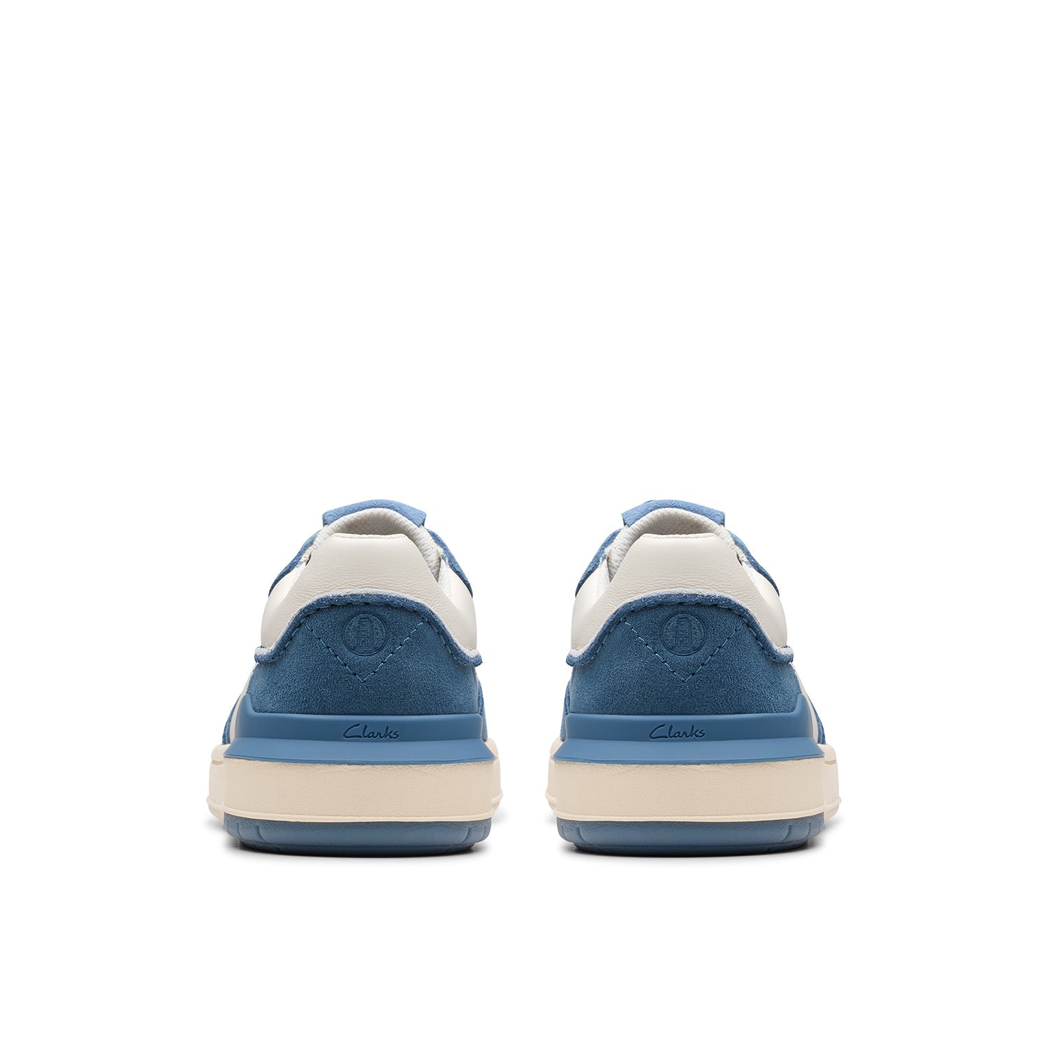 Clarks Courtlite 2Lo Men's Leather Shoes Blue Suede
