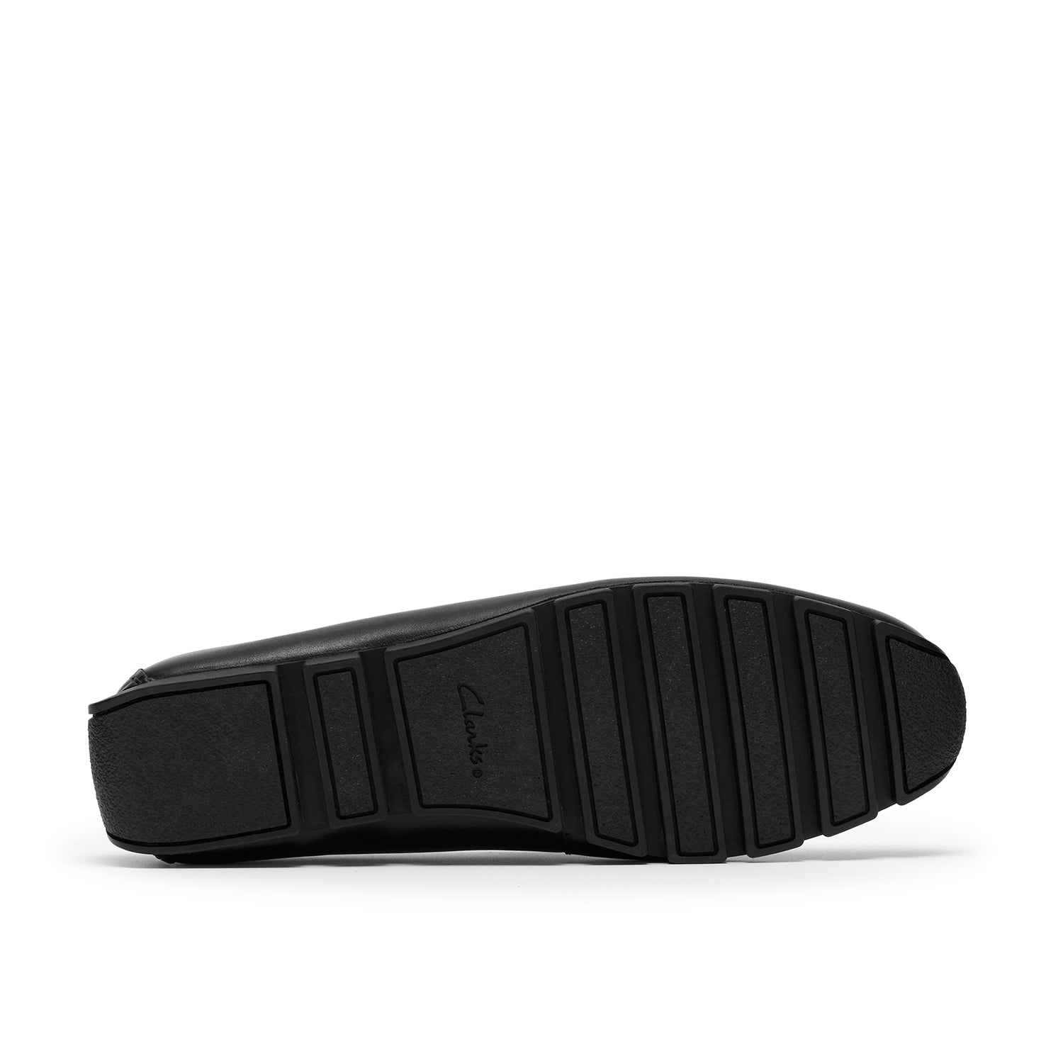 Clarks Corsley Plain Black Leather Men's Shoes
