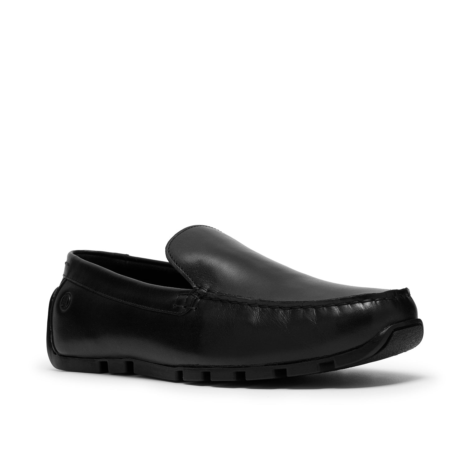 Clarks Corsley Plain Black Leather Men's Shoes