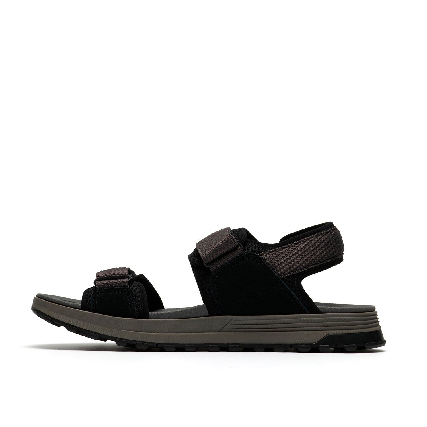 Clarks ATL Trek River Black Suede Sport Sandals