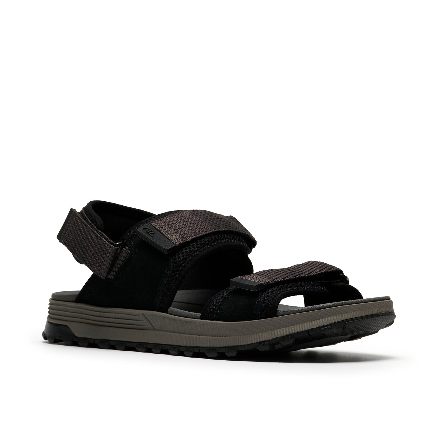 Clarks ATL Trek River Black Suede Sport Sandals