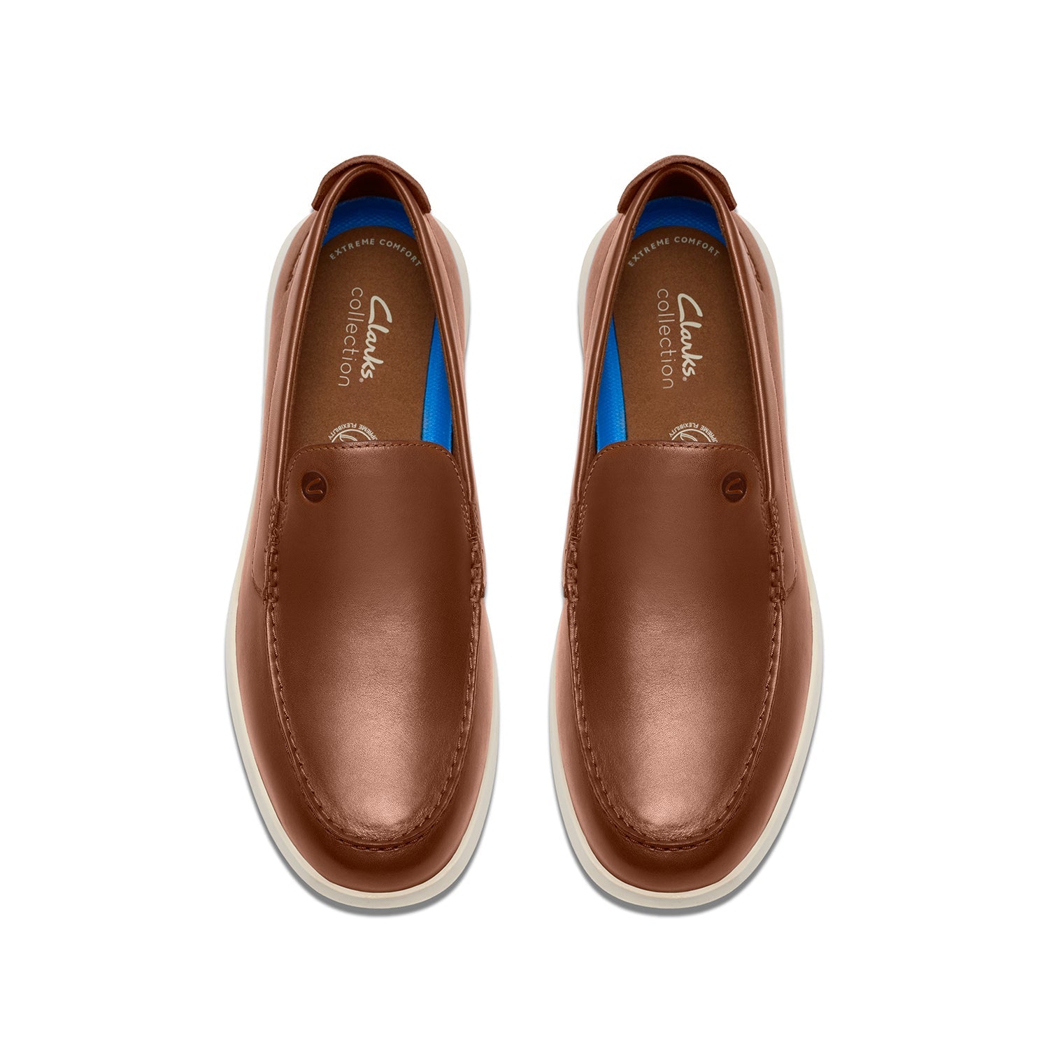 Clarks Flexway Step Men's Casual Shoes Tan Wide