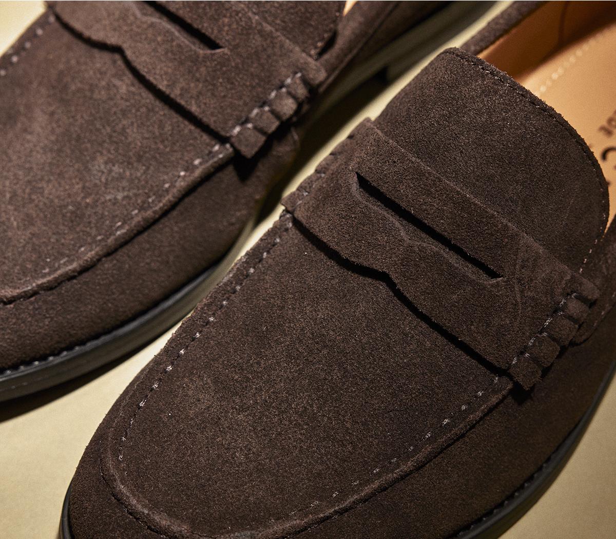 OFFICE Marcel Men's Penny Loafers Brown