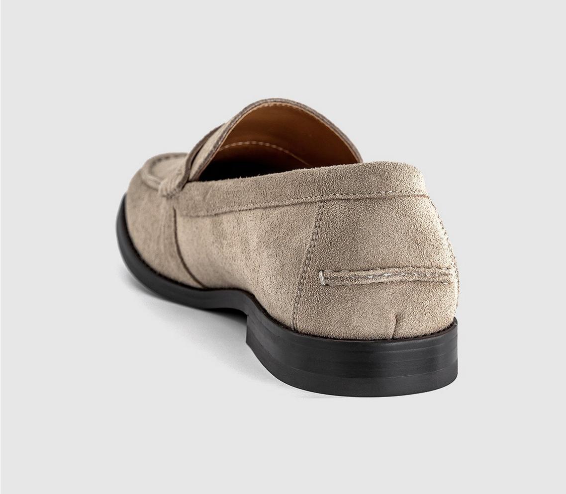 OFFICE Marcel Men's Round Toe Penny Loafers Beige