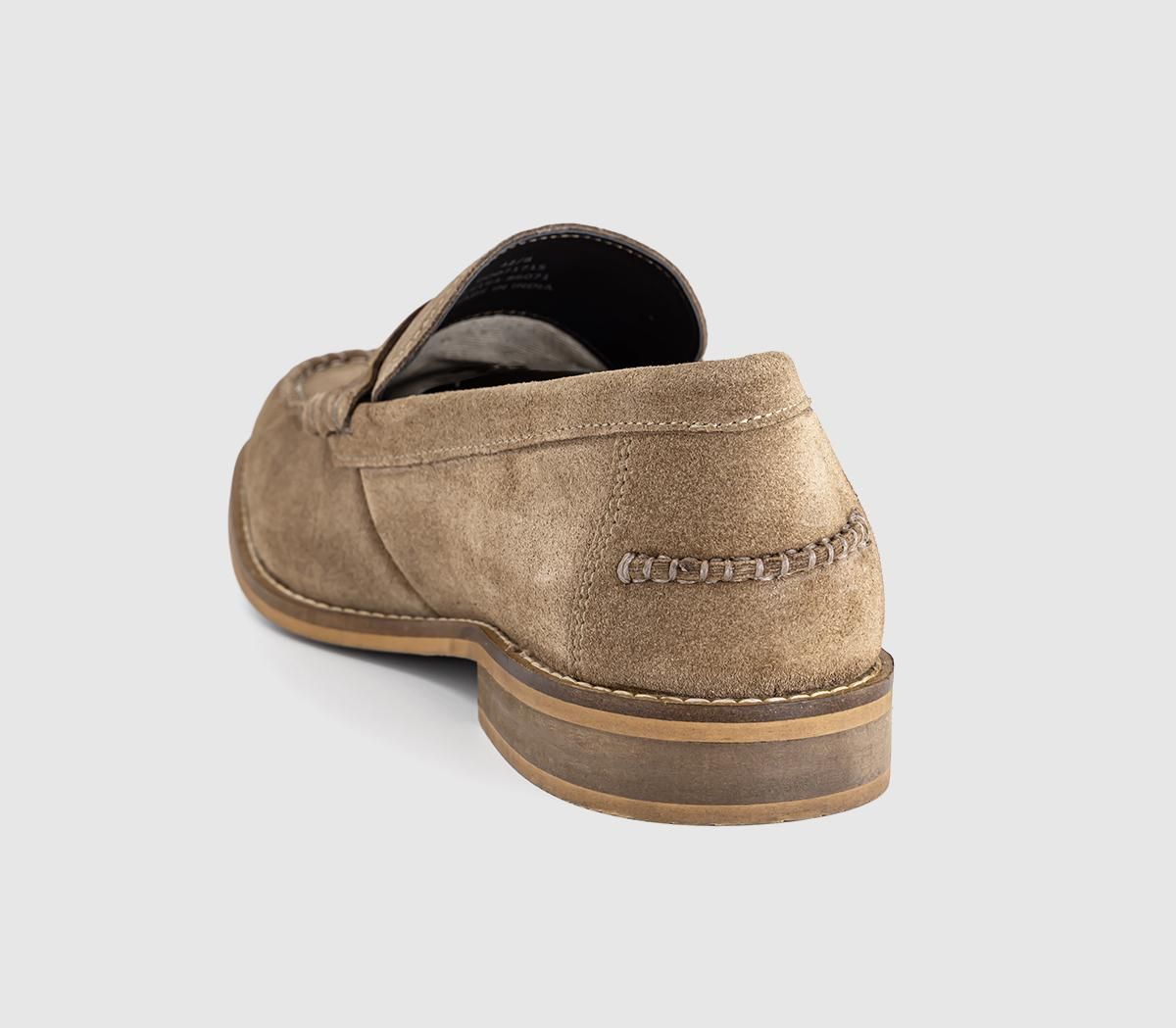 OFFICE Carlisle Men's Casual Penny Loafers Taupe