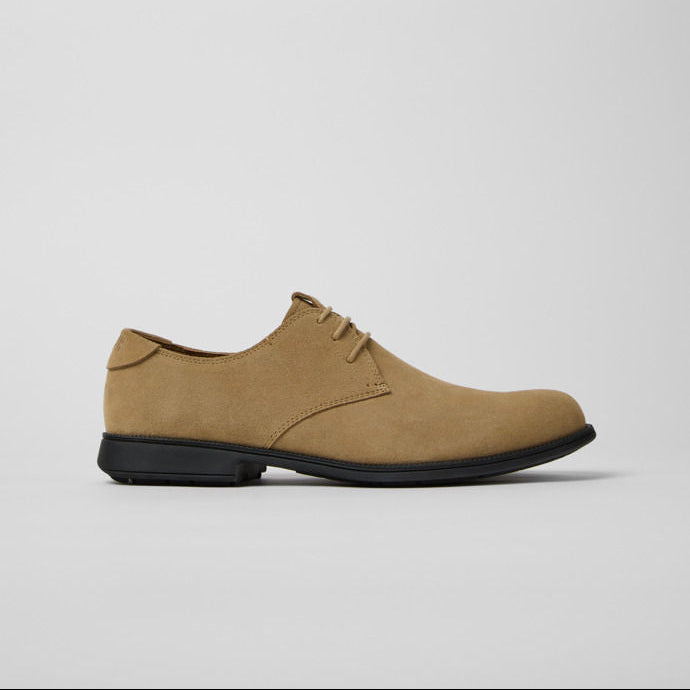 Camper Mil 1913 Men's Formal Suede Shoes Brown