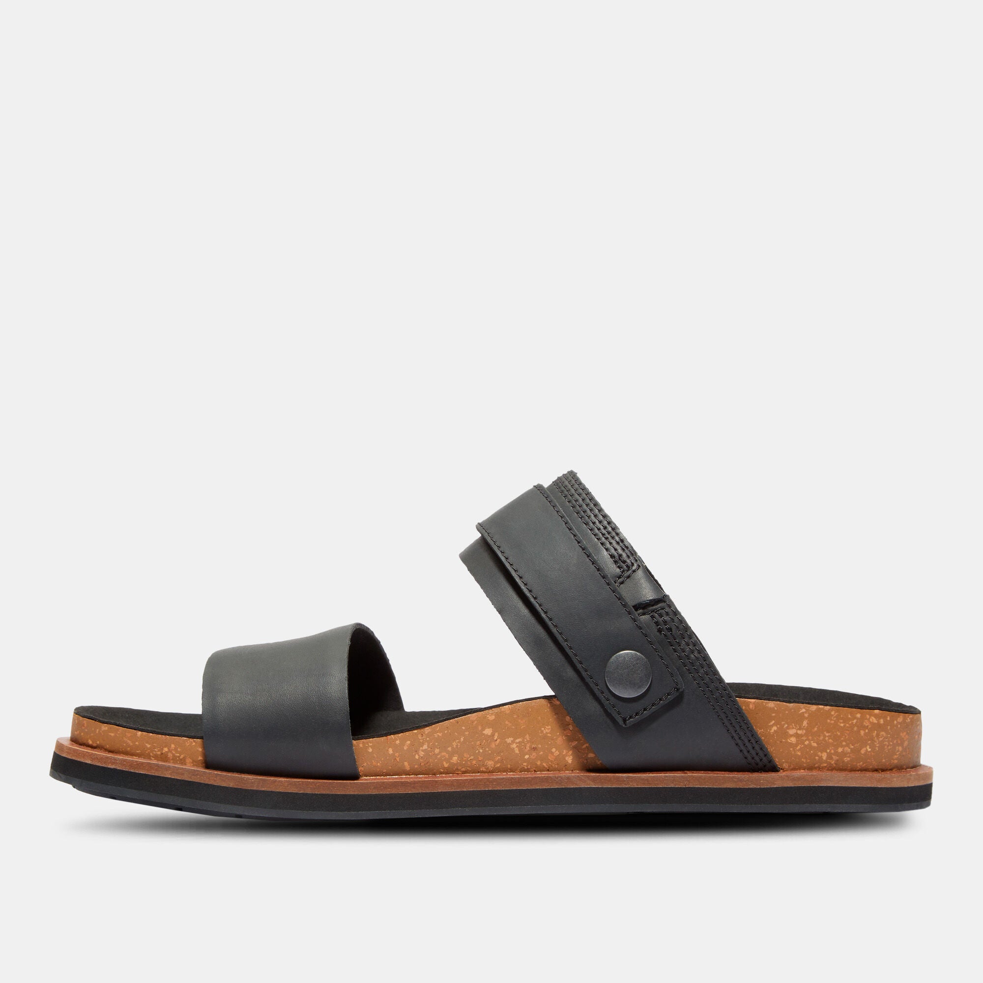 Timberland Men's Amalfi Vibes 2-Band Sandals Black