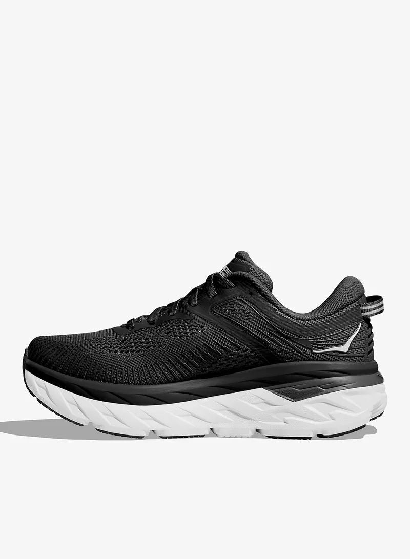 Hoka Bondi 7 Men’s Shoes Black/White