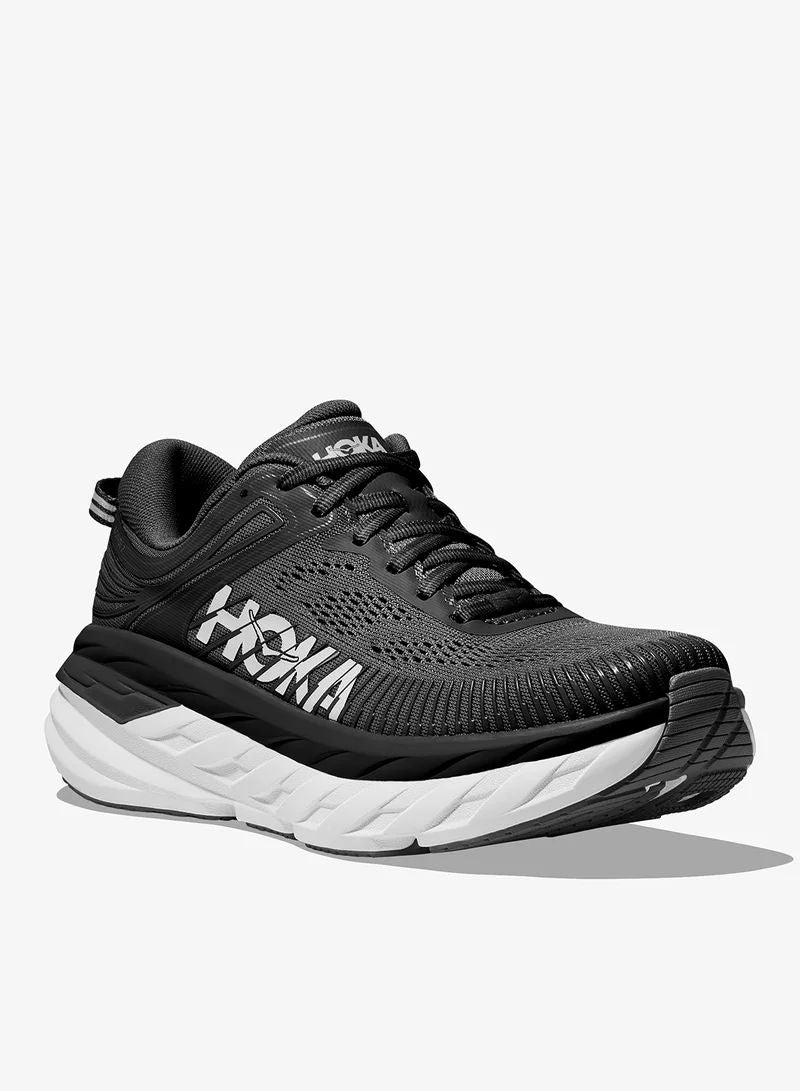 Hoka Bondi 7 Men’s Shoes Black/White