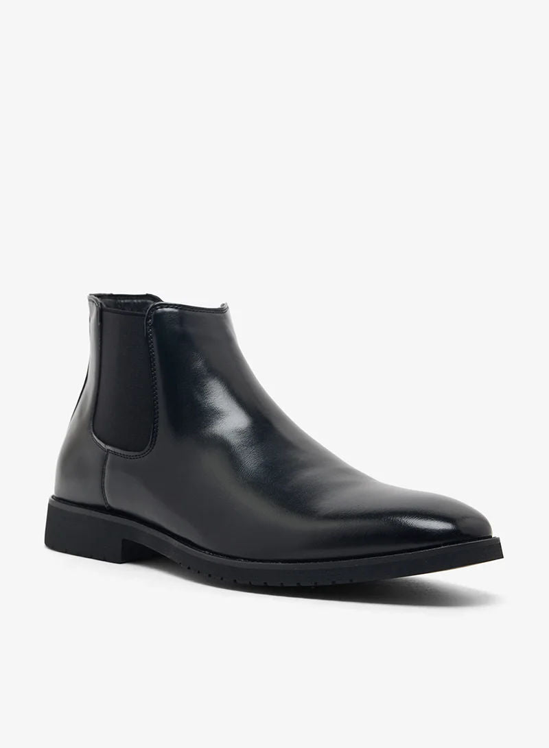 Robert Wood Men Formal Chelsea Boots Black 22 195