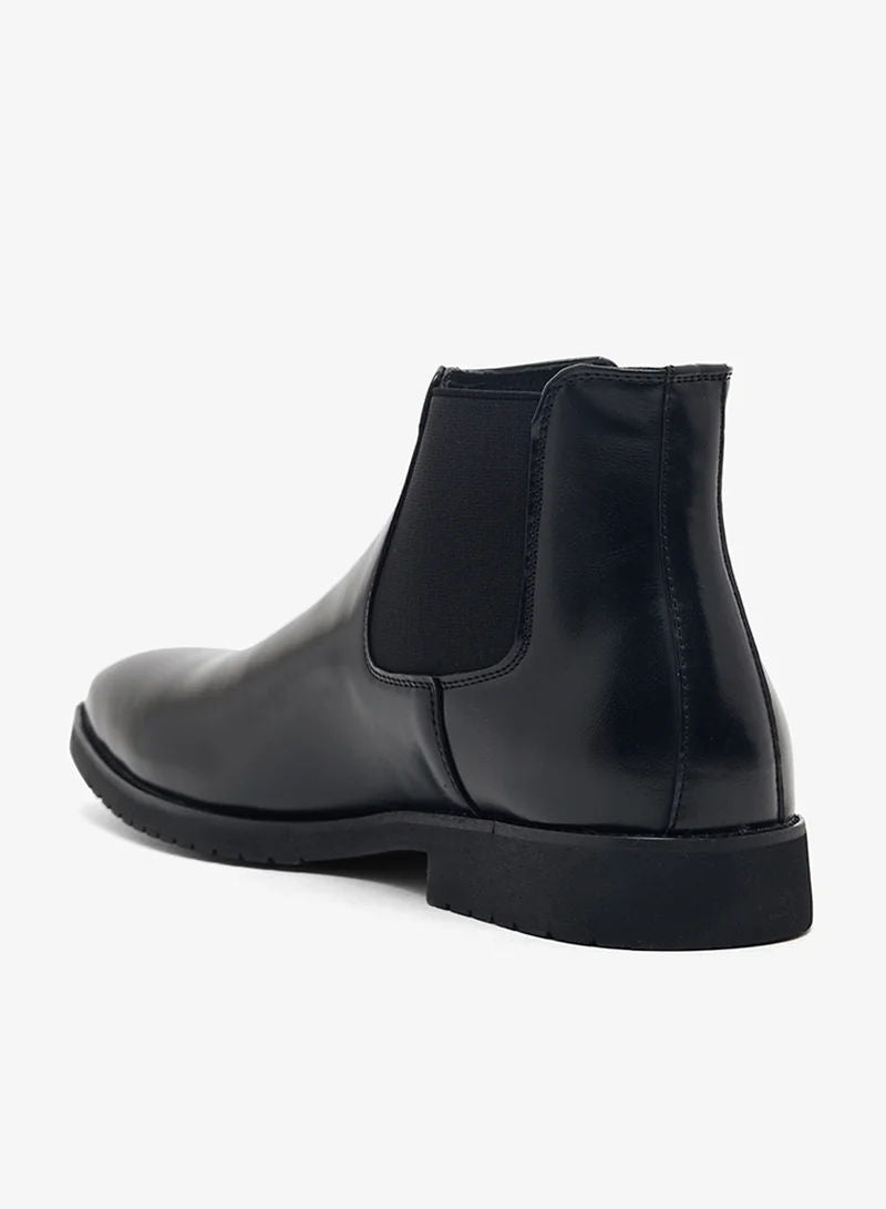 Robert Wood Men Formal Chelsea Boots Black 22 195