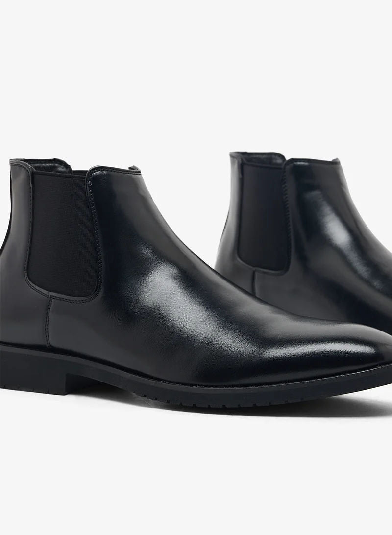 Robert Wood Men Formal Chelsea Boots Black 22 195