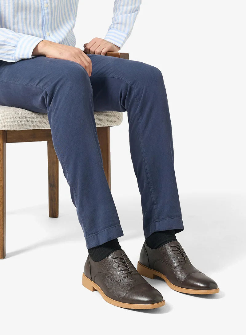 Robert Wood Men Formal Lace-Up Shoes Coffee Dl503801Ds