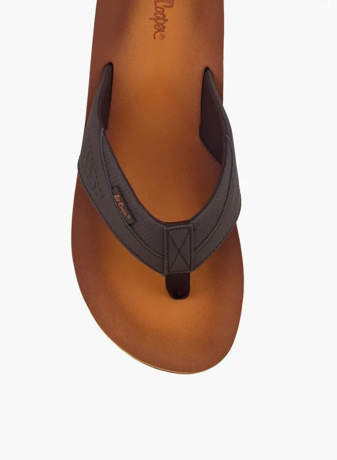 Lee Cooper Men Slip-On Thong Slippers Brown Nw251016