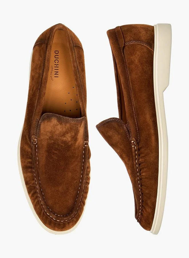 Duchini Men Casual Slip-On Leather Loafers