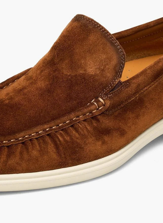 Duchini Men Casual Slip-On Leather Loafers