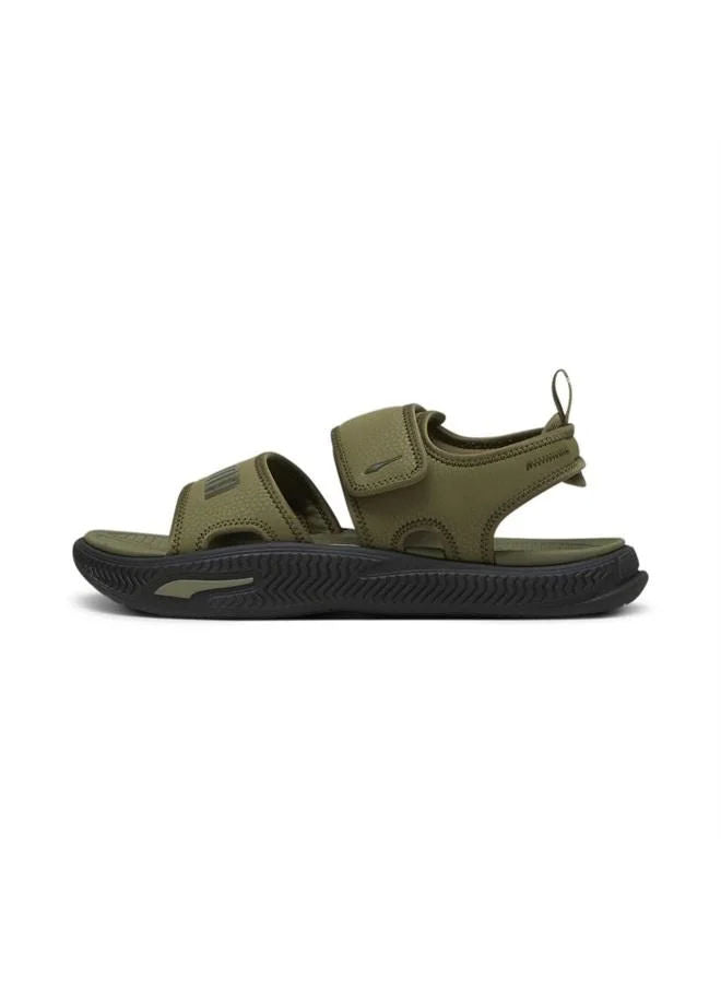 Puma Men Casual SoftridePro 24 Slides Olive Black