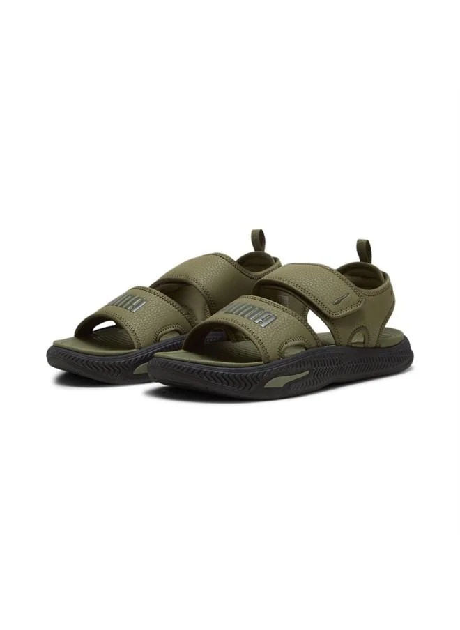 Puma Men Casual SoftridePro 24 Slides Olive Black