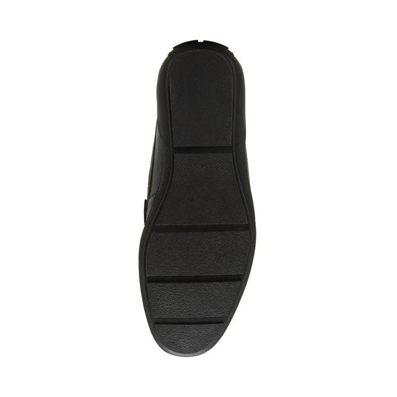 STEVE MADDEN Metal Accent Loafers for Men Black