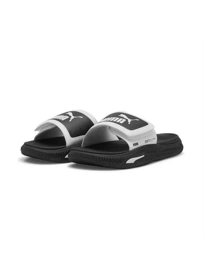 Puma Unisex Casual SoftridePro 24 V Slides White Black