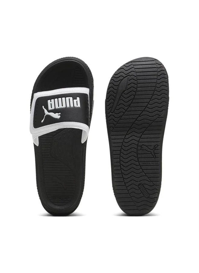 Puma Unisex Casual SoftridePro 24 V Slides White Black