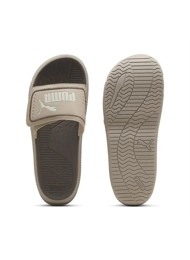 Puma Unisex Casual SoftridePro 24 V Slides Birch Matte Bronze Frosted Ivory