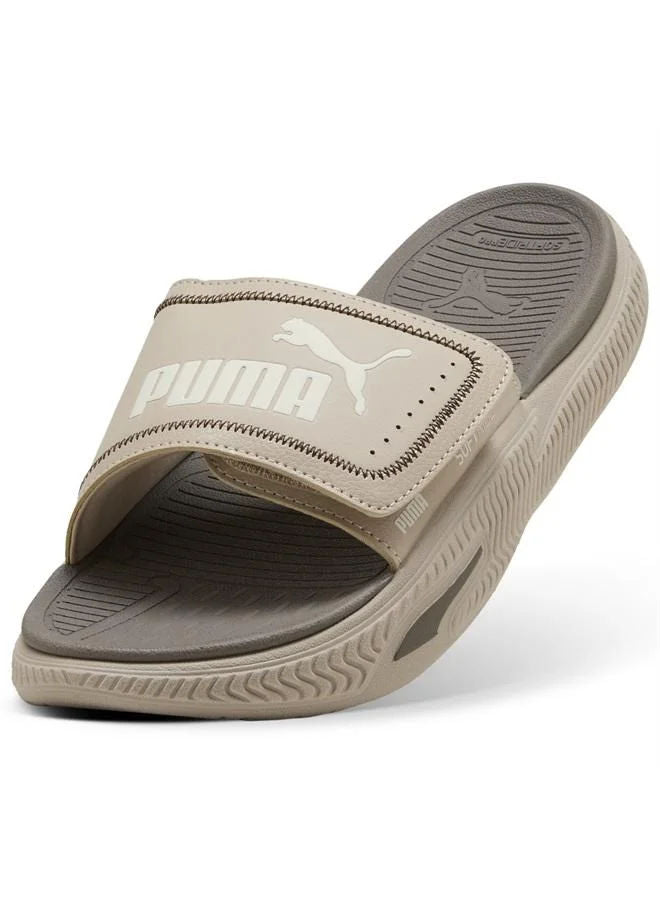 Puma Unisex Casual SoftridePro 24 V Slides Birch Matte Bronze Frosted Ivory