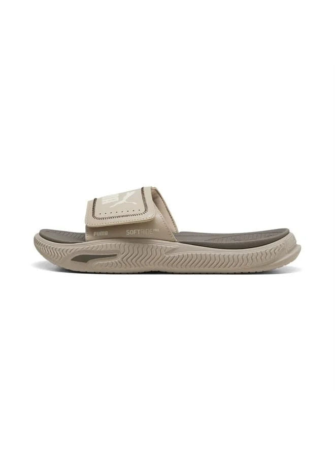 Puma Unisex Casual SoftridePro 24 V Slides Birch Matte Bronze Frosted Ivory