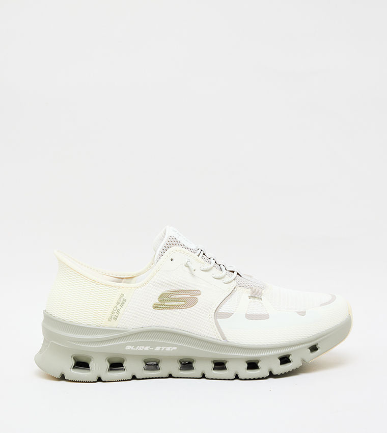 Skechers Men Casual GLIDE-STEP PRO Runner Sneakers Off White 232930-NAT_Off-White