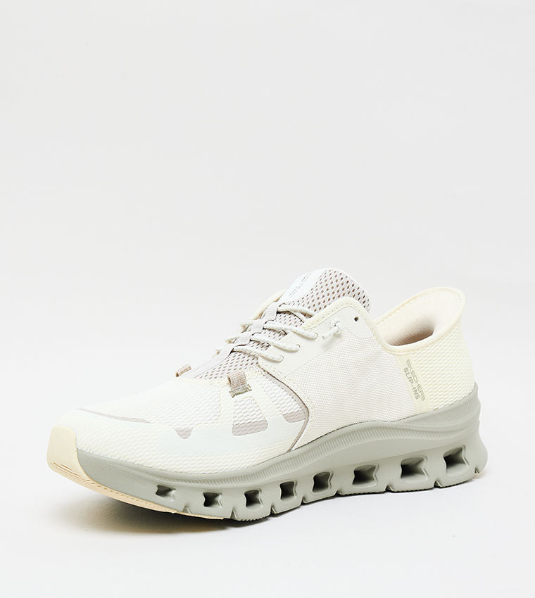 Skechers Men Casual GLIDE-STEP PRO Runner Sneakers Off White 232930-NAT_Off-White